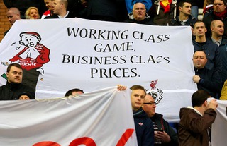 Fans in England are being priced out of the game. (©GettyImages)